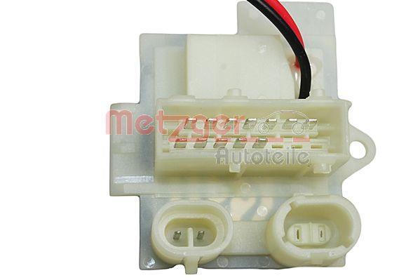 Résistance, pulseur d'air habitacle (Élément de commande, chauffage/ventilation) METZGER ref. 0917364